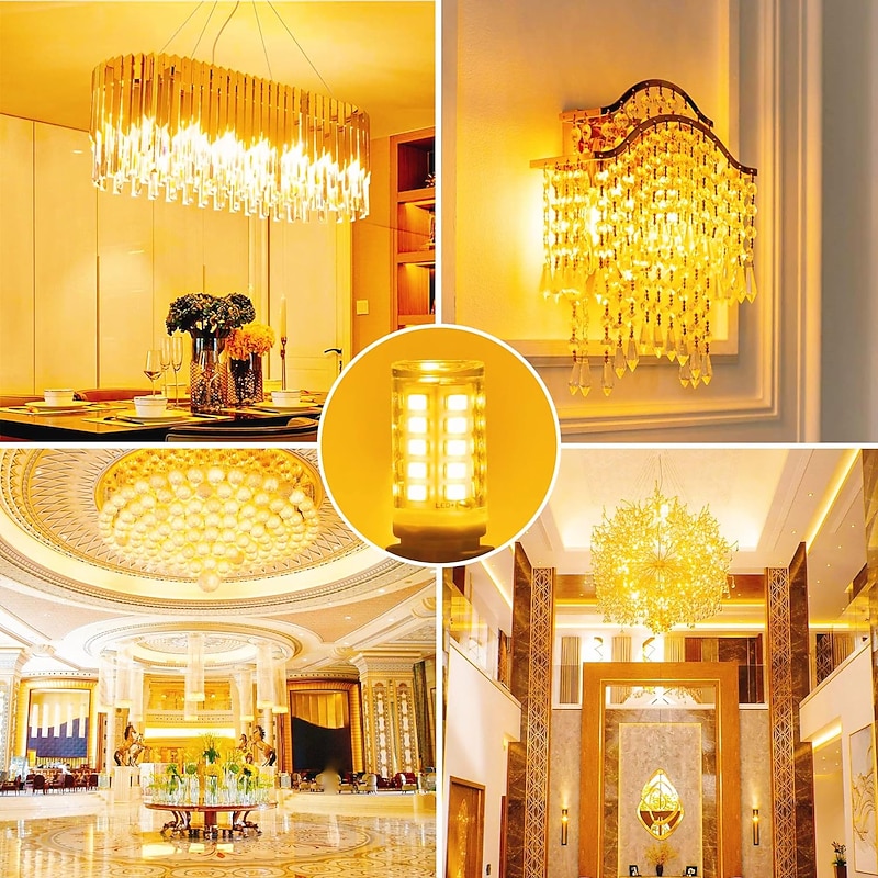 G9 LED Light Bulb  3W Equivalent to 30W Halogen Bulb 320Lumens No Flickering Not Dimmable  Energy Saving G9 Small Bulb3