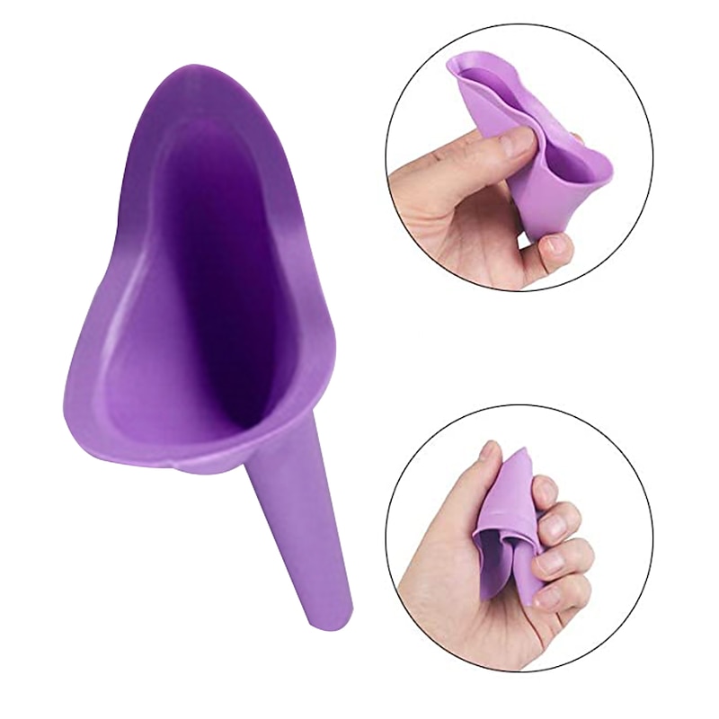 Woman Standing Piss Portable Toilet Urinal Outdoor Travel Camping Female Pee Funnel Emergency Silicone Urinals Car Toilet4