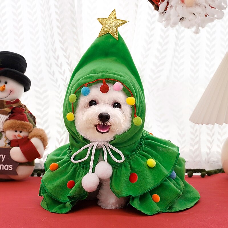 Dog Cat Hoodie Christmas Costume Christmas Outfit Fashion Cute Winter Soft Washable Comfortable Christmas Outdoor Casual Daily Dog Clothing for Bichon Frise Poodle Pomeranian Baby Pet Papillon3