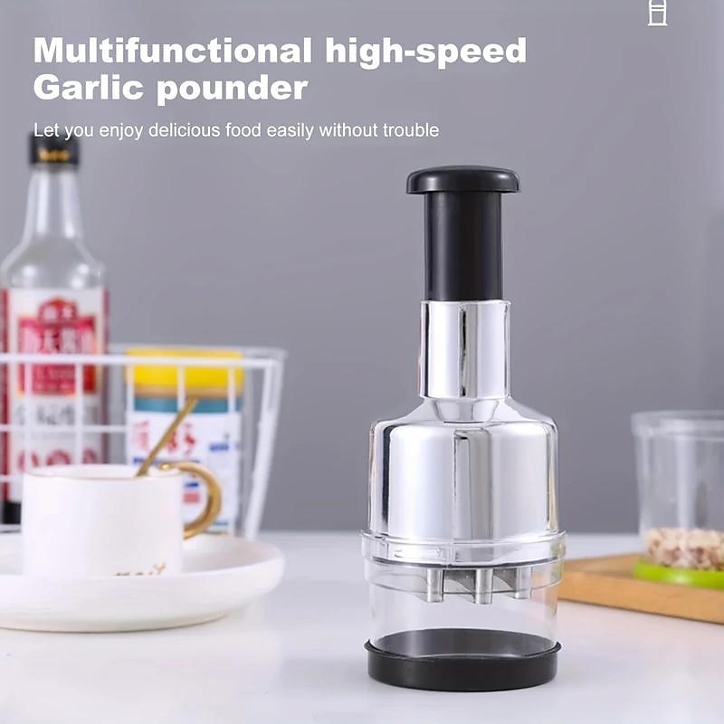 Creative Stainless Steel Garlic Cutter Onion Chopper Hand Pressure Garlic Presses Machine Kitchen Tools Kitchen Gadgets2