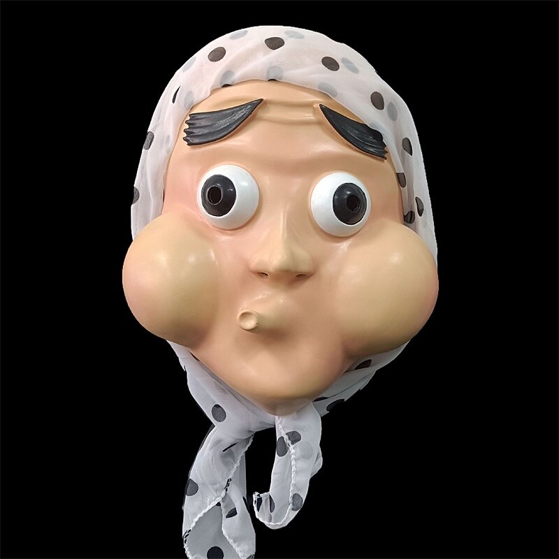 Ghost Destruction Blade Forged Knife Man Zaomen Charcoal Jilang Steel Tomb Firefly Mask Latex Mask Ball Halloween Makeup2