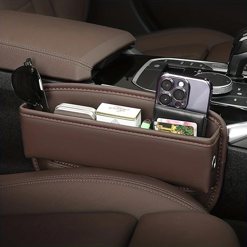 1/2pcs Car Storage Box, Seat Clip Seam Storage Box Gap Shelf Storage Box Car Interior Decoration Modified Accessories Car Accessories2