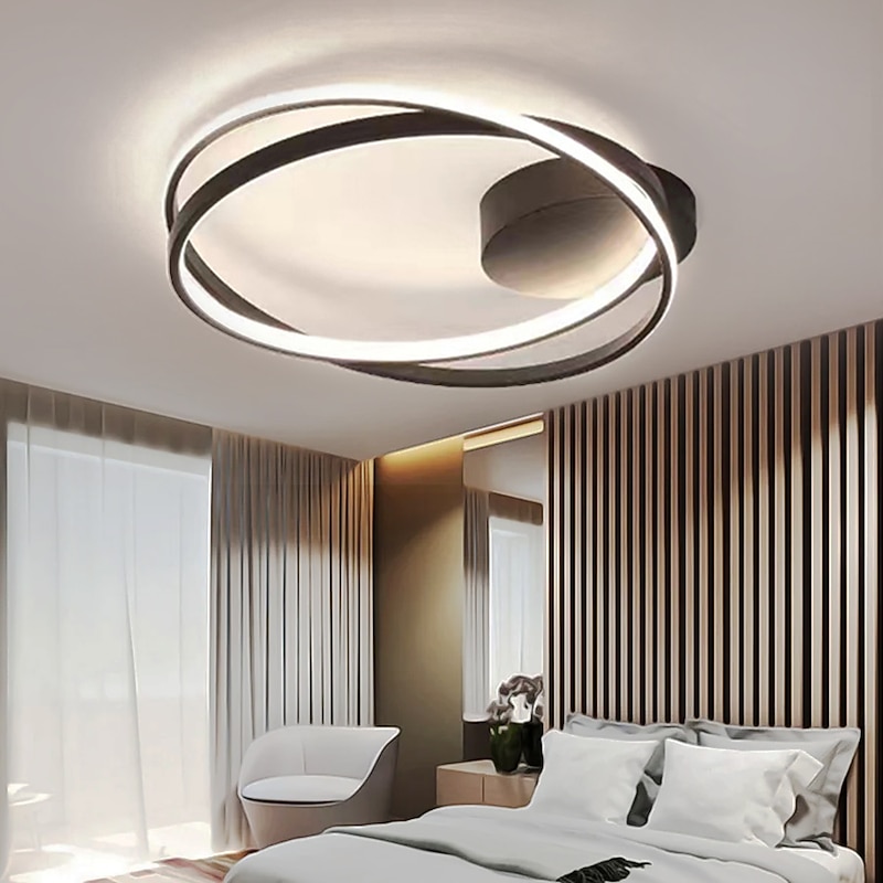 LED Ceiling Light Dimmable Circle Design Flush Mounted Light Ceiling Lamp Suitable for Bedroom Living Room Dining Room AC110V AC220V3