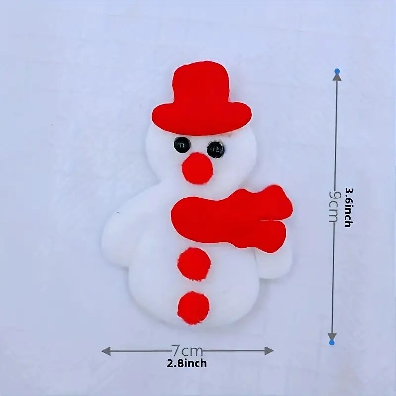 1PCS 4.95ft/1.5m 10 Lights LED Christmas Snowman String Lights Christmas Ornaments Decorations For Christmas Tree Festive Party2