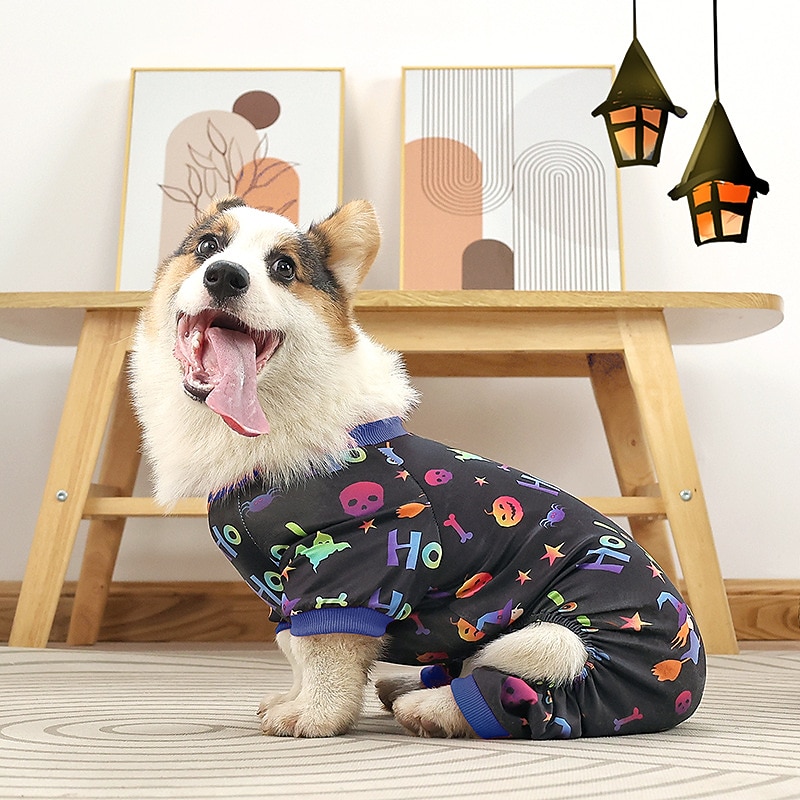Dog Cat Pajamas Fashion Party Breathable Soft Washable Comfortable Party Halloween Casual Daily Festival Dog Clothing for Bichon Frise Pomeranian Baby Pet Papillon Small