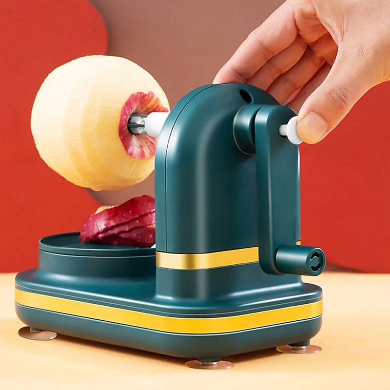 Maunal Fruit Apples Peeler Slicer with Corer Pear Peeler Hand-cranked Rotating Kitchen Peeling Machine Kitchen Gadgets2