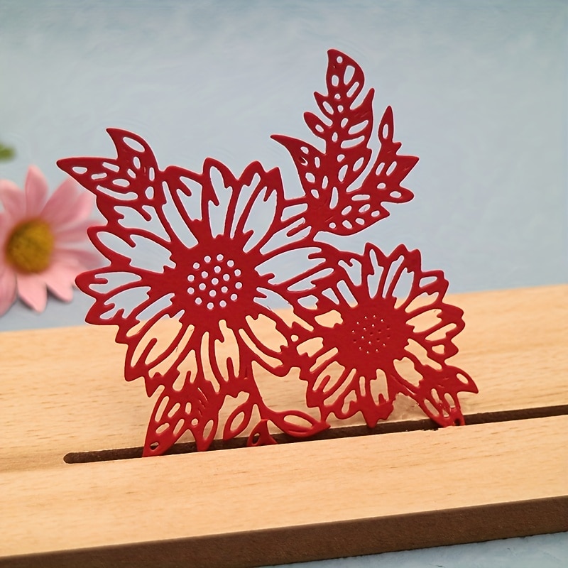 Create Beautiful Sunflower with Metal Trees Cutting Dies - Perfect for Card Making, Scrapbooking, Stamping & More!4