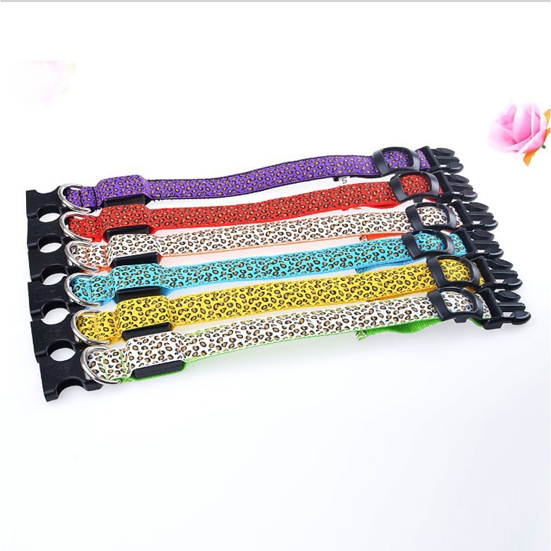 Pet Collar Rechargeable And Luminous For Walking Dogs At Night Led Flashing Dog With Night Light Warning For Preventing Dogs And Cats2
