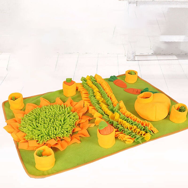 Cross-border new pet sniffing mat Dog puzzle Stress relief training mat Feeding mat Choking mat Slow food mat4