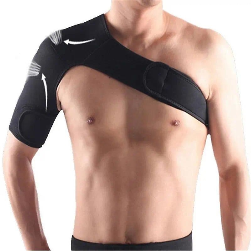 Adjustable Elastic Shoulder Support, Compression Back Brace Strap, Back Posture Corrector For Outdoor Fitness Accessories For Men And Women 2025 - $12