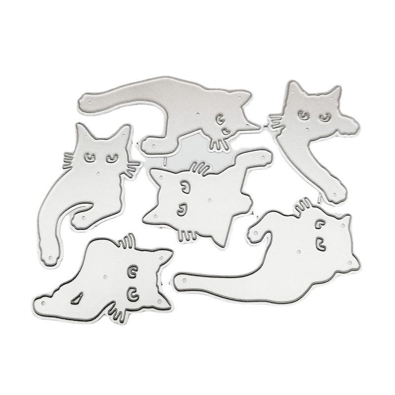 Create Beautiful Crafts with Metal Cat Cutting Dies - Perfect for Card Making, Scrapbooking, Stamping & More!2