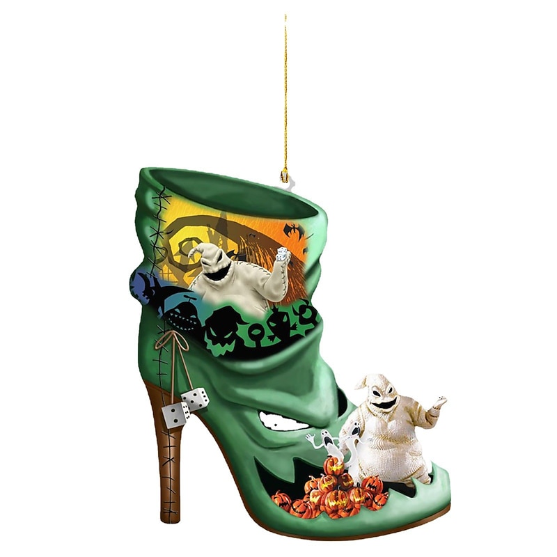 6 Pcs Tim Burton Christmas Eve Astonishing Acrylic Pendant Dr. Jack Wuqi Mayor Doll Pendant Decoration3