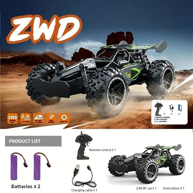 118 Small High-speed Off-road 2.4 G Remote Control Car Drifting 15KM/H Adapted To The Anti-collision Setting Of The Various Sections Of The Road Rubber Large Tire3