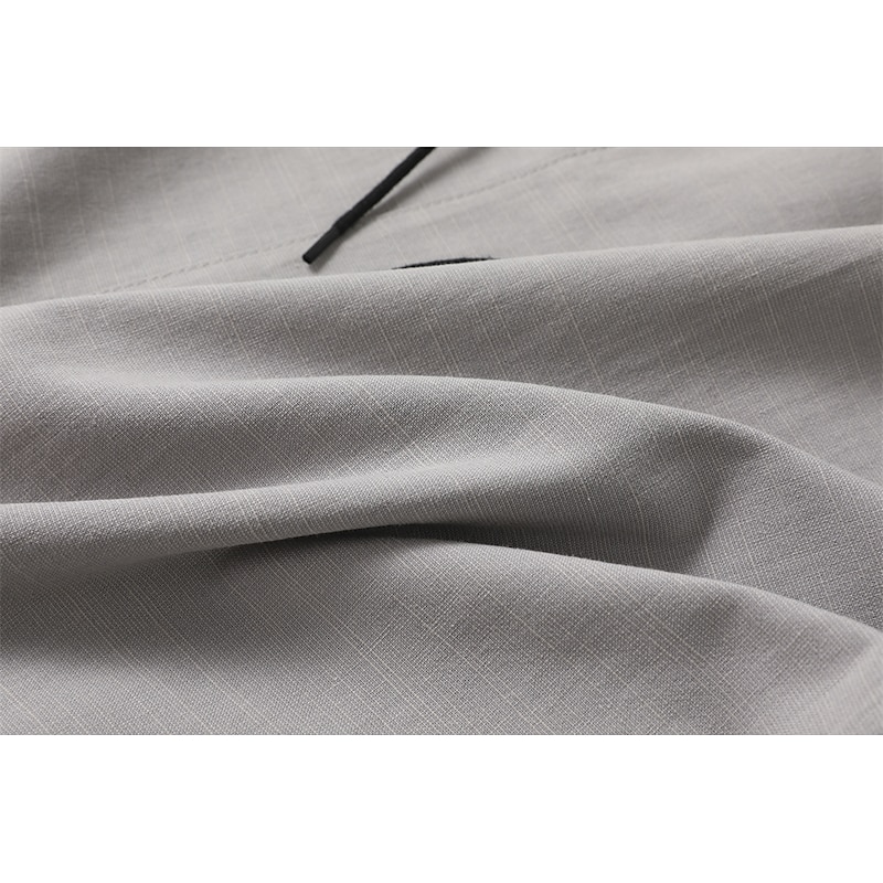 Men's Linen Shirt Renaissance Festival Viking Style Summer Shirt Beach Wear Maroon Black White Pink Long Sleeve Solid Color Collarless Outdoor Street Clothing Apparel4