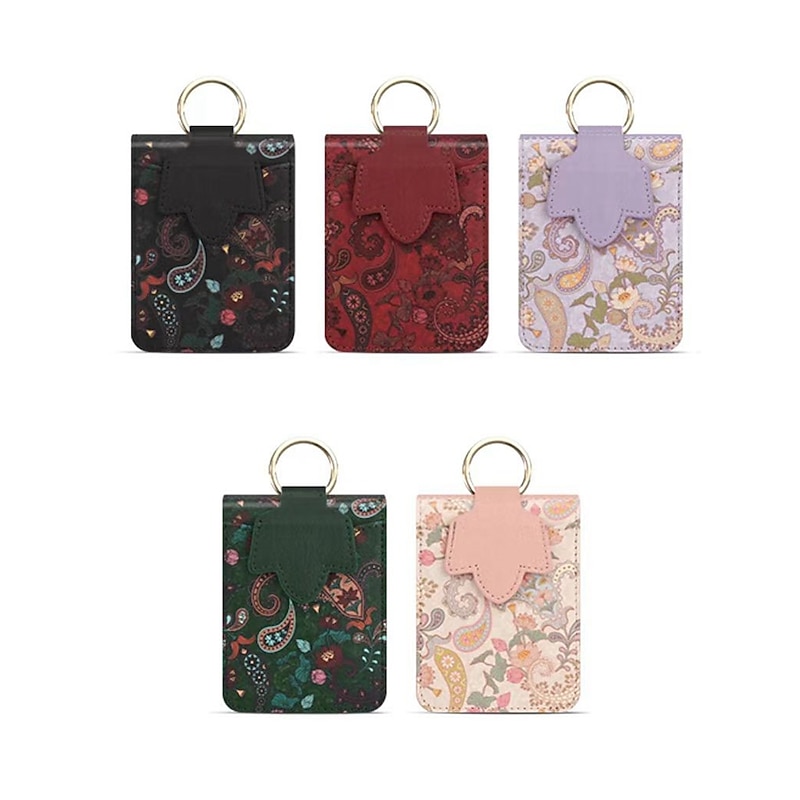 Phone Case For Samsung Galaxy Z Flip 7 Z Flip 6 Z Flip 5 Z Flip 4 Z Flip 3 Wallet Case Magnetic with Wrist Strap Card Slot Retro TPU PU Leather2