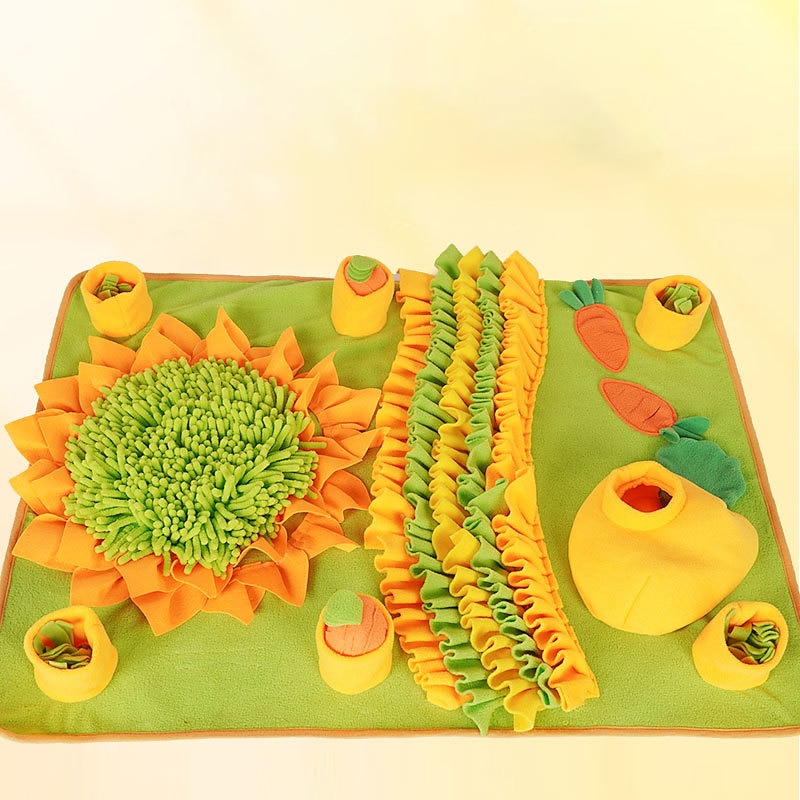 Cross-border new pet sniffing mat Dog puzzle Stress relief training mat Feeding mat Choking mat Slow food mat3