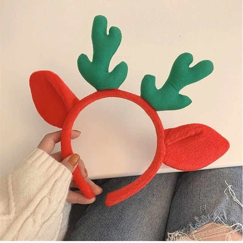 2 Pack Christmas antler reindeer headband3