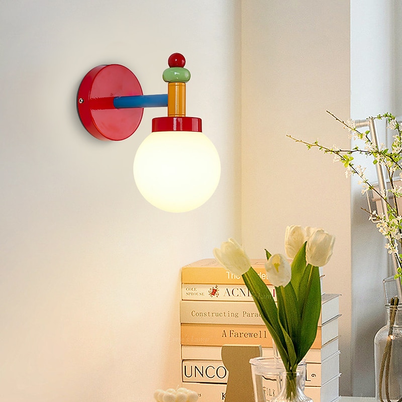 Children's Room Wall Sconce G9 Glass Light Indoor Decorative Fixture Kindergarten Classroom Decorative Lighting 110-240V4