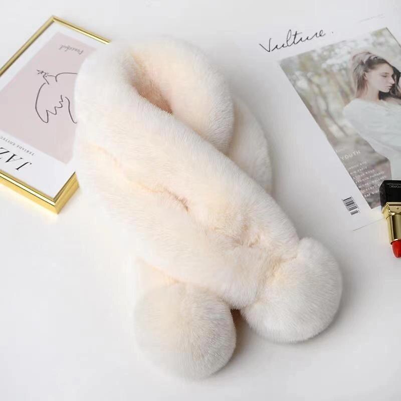 Christmas Winter Scarf for Women Warm Plush Scarf Christmas Gift Collar Scarf Scarves Neck Shrug for4