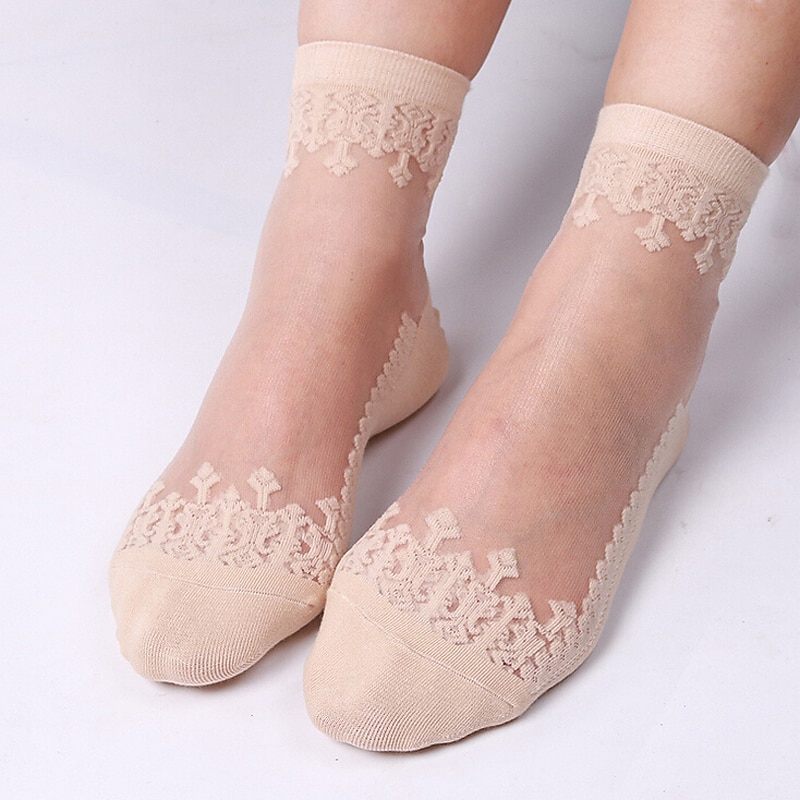 1 Pair Women's Fishnet Tights Party Daily Holiday Solid Color Casual Lolita Vintage Retro Casual Cute Socks2