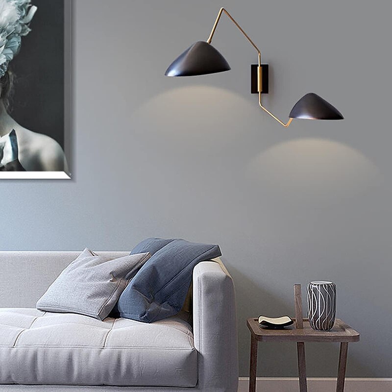 Swing Arm Wall Sconce Industrial Vintage Lighting Rotatable Wall Lamp for Indoor Bar Warehouse Hallway Restaurant Reading Light4