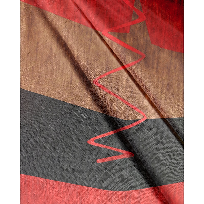 Women's Tunic Shirt Long Sleeve Asymmetrical Hem Blouse Basic Color Block Print Long Tops V Neck Casual Red Spring Fall3