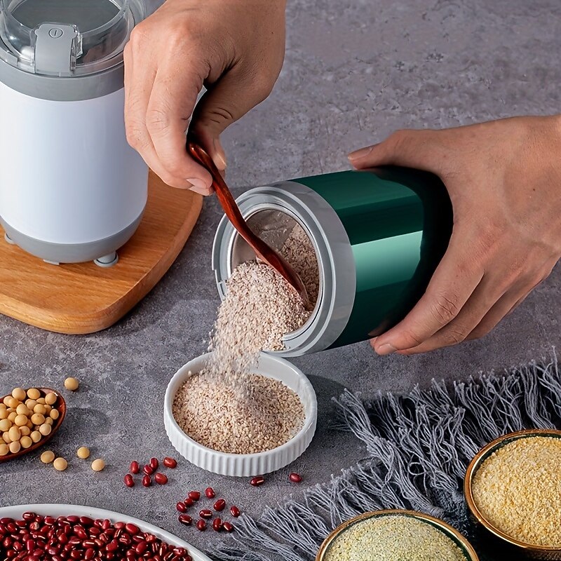 220ML 150W Powerful Grinder Grind Chinese Herbal Medicines Food Supplements Grains Seasoning Powder Coffee Beans - Detachable & Washable Compact & Easy to Carry & Store3