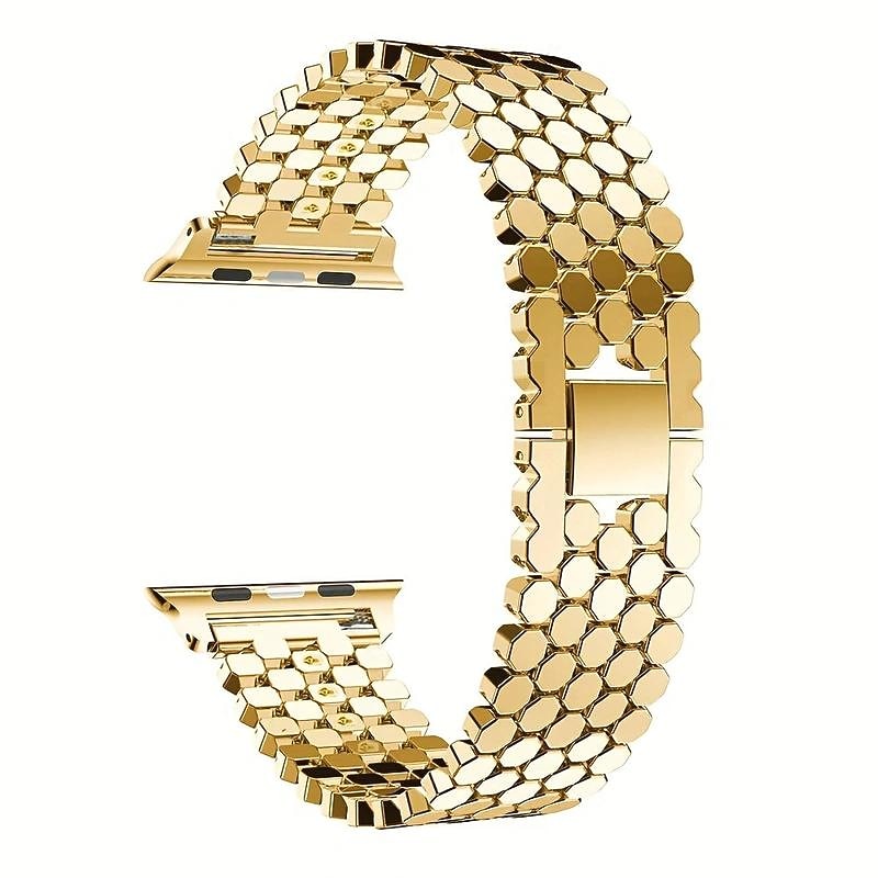Compatible with Apple Watch band 38mm 40mm 41mm 42mm 44mm 45mm 49mm Glitter Women Men Alloy Strap Replacement Wristband for iwatch Ultra 2 Series 9 8 7 SE 6 5 4 3 2 14
