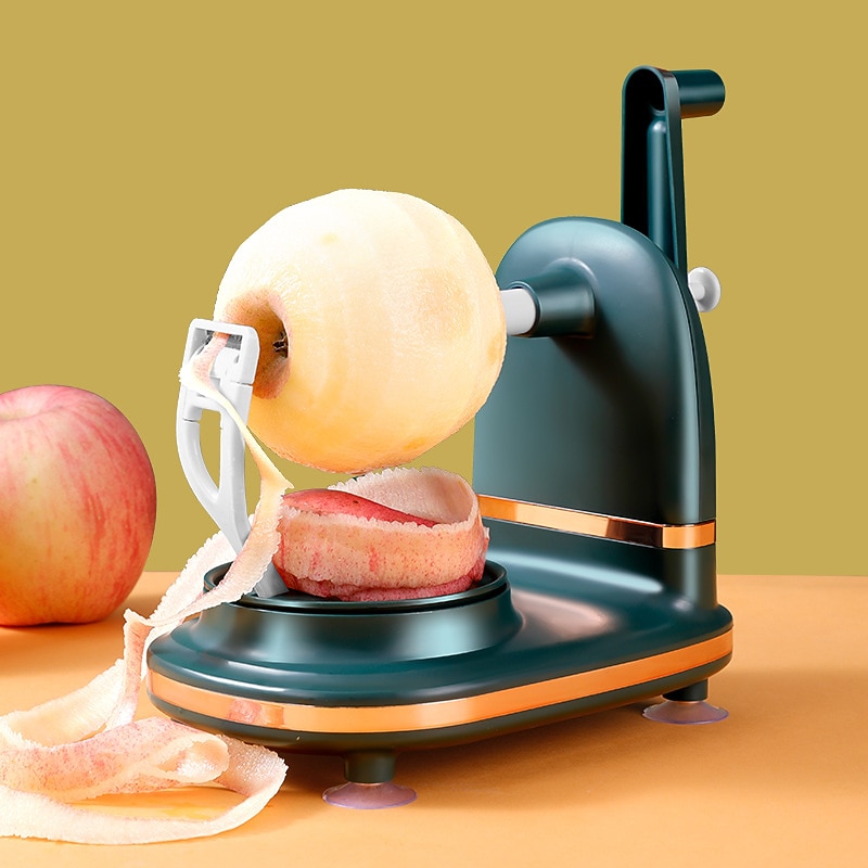 Maunal Fruit Apples Peeler Slicer with Corer Pear Peeler Hand-cranked Rotating Kitchen Peeling Machine Kitchen Gadgets