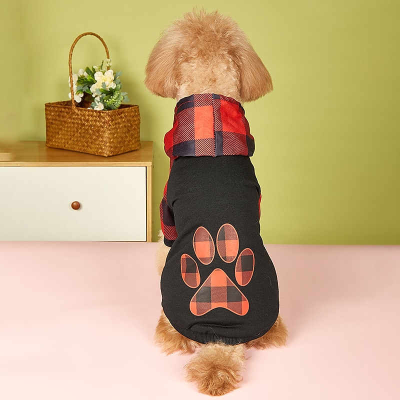 Dog Cat Hoodie Fashion Cute Winter Soft Washable Comfortable Outdoor Casual Daily Dog Clothing for Bichon Frise Poodle Pomeranian Baby Pet Papillon