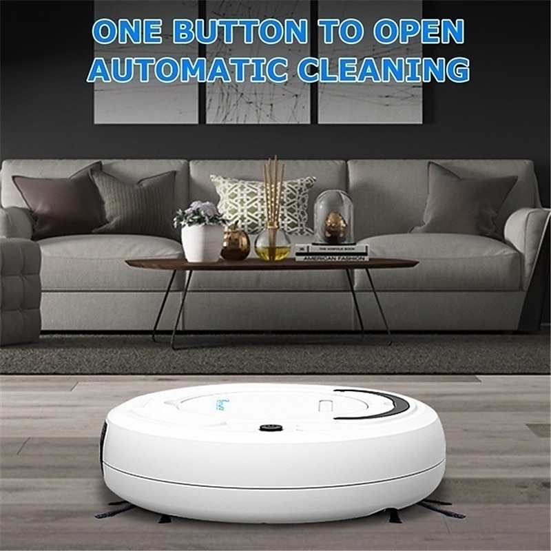 3-in-1 Auto Sweeping Robot 1800PA Strong Suction Smart Floor CleanerRechargeable Smart Sweeping Robot Dry Wet Sweeping Vacuum Cleaner Strong Suction Robot Cleaner for Home4