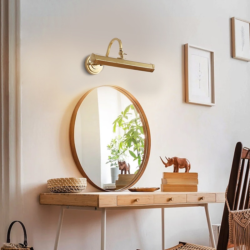 LED Wall Light G9 Copper 2 Light Hardwired Wall Mounted Picture Light 110-240V2