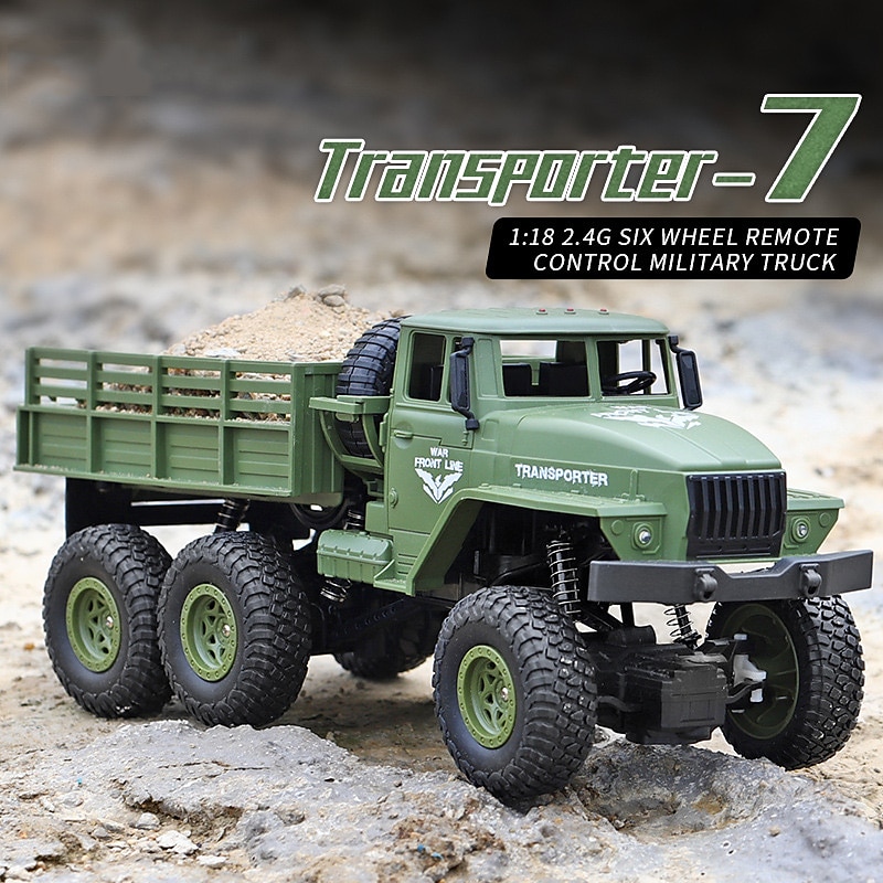 Children's Toys 116 Six Wheel Drive Military Vehicle Climbing Off Road Outdoor Simulation Remote Control Vehicle Cross Border