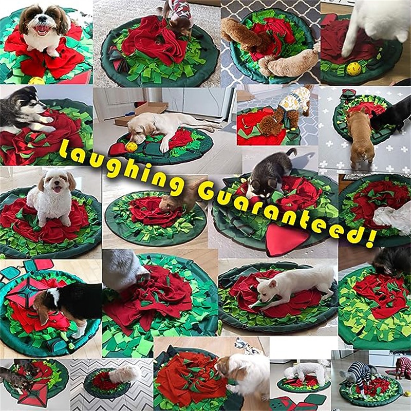 Cross border hot selling dog toys sound puzzle pet hidden food smelling mat puzzle decompression smelling mat2