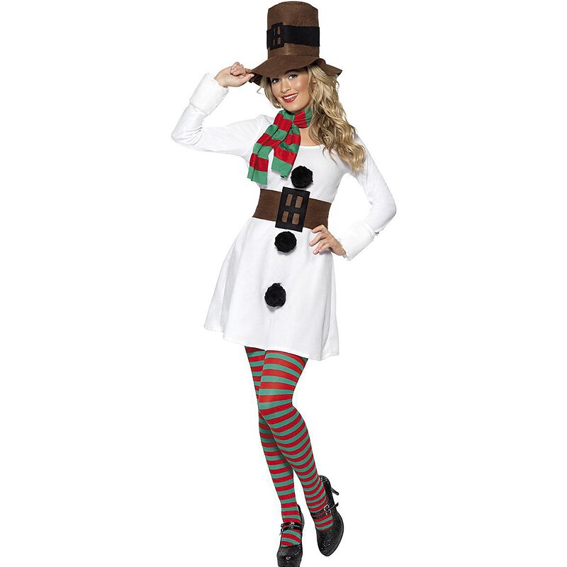 Snowman Cosplay Costumes Matching Family & Couples Men's Women's Christmas Cosplay Costume Family Matching Outfits Adults Christmas Masquerade Christmas Costume4