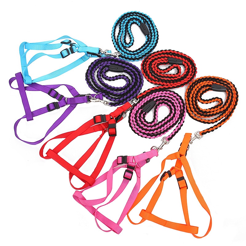 Pet Dog Traction Rope Small Square Round Rope Chest Strap Dog Pet Supplies4