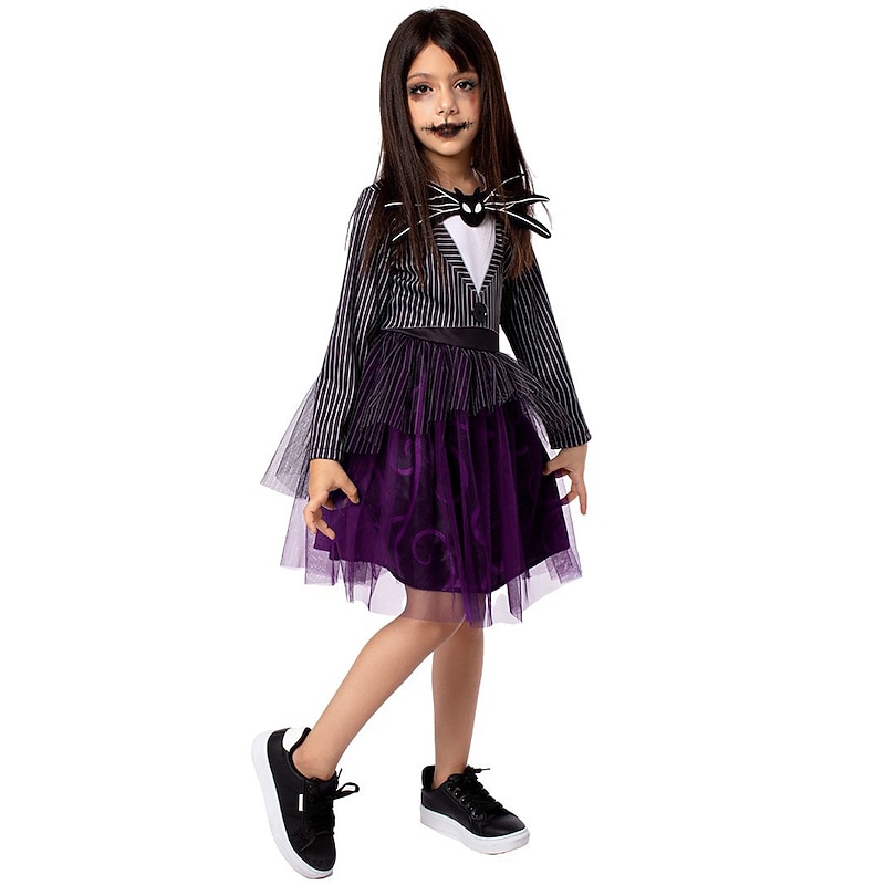 The Nightmare Before Christmas Jack Skellington Cosplay Costume Party Costume Kid's Boys Girls' Cosplay Performance Party Halloween Halloween Carnival Masquerade Easy Halloween Costumes2
