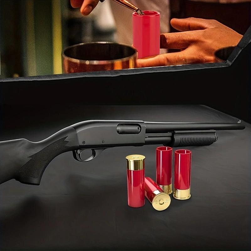 1 set Funny Bullet Shaped Cup Whiskey Shot Glass for Men, Dad, Grandpa, and Husband - Perfect Bar and Party Supplies2