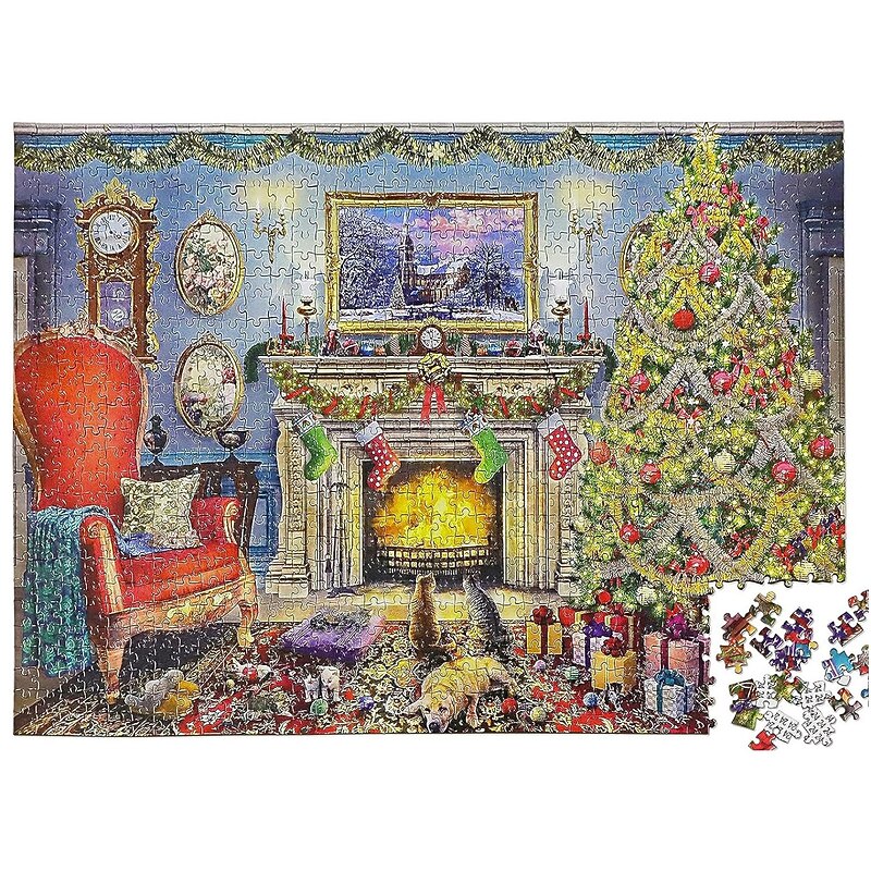 Advent Calendar 2025 Jigsaw Puzzles - 24 Boxes 1008 Pieces Puzzles Countdown to Christmas, Christmas Gifts Stocking Stuffers, Christmas Decorations Christmas Puzzle for Adults Kids, Xmas Gift4