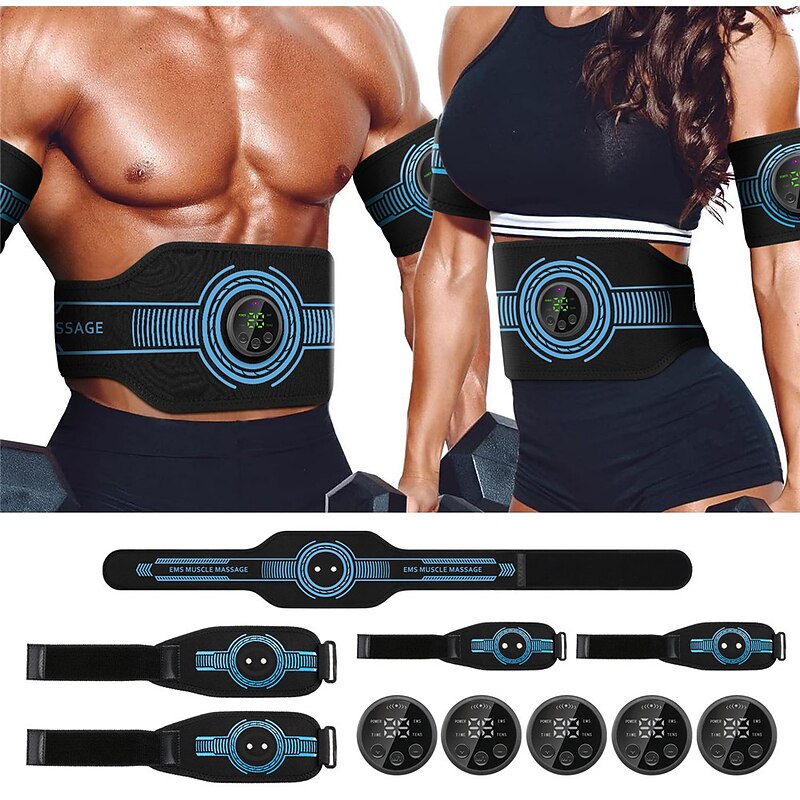 NEW ABS Stimulator Fitness Massager EMS Muscle Stimulator Toner Abdominal Training Belt Exercise Workout Equipment Machine2