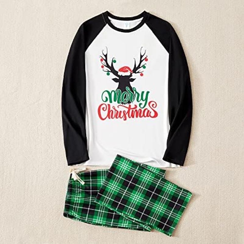 Santa Claus Family Christmas Pajamas Nightwear Christmas Pajamas Men's Women's Boys' Girls' Christmas Family Matching Outfits Adults Christmas Christmas Eve Christmas Home Wear Top Pants3