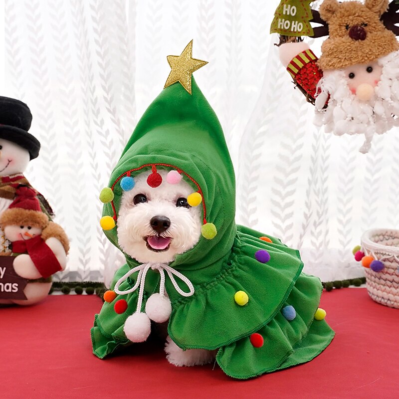 Dog Cat Hoodie Christmas Costume Christmas Outfit Fashion Cute Winter Soft Washable Comfortable Christmas Outdoor Casual Daily Dog Clothing for Bichon Frise Poodle Pomeranian Baby Pet Papillon4