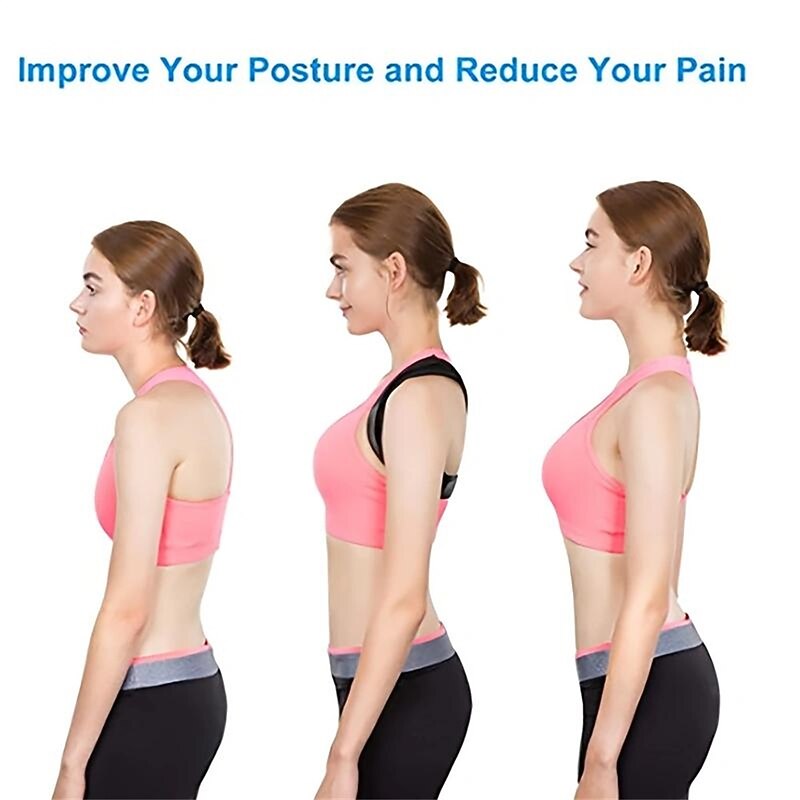 1pc Adjustable Posture Corrector for Men and Women - Improve Posture - Fits Up to 143.3LB4