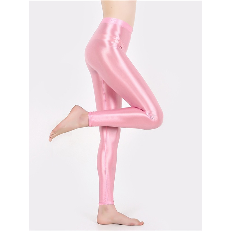 Women's Leggings Cozy Leggings Active Fashion Streetwear Ankle-Length High Waist Plain High Cut Breathability Soft Comfortable Micro-elastic Outdoor Yoga Street claret Robin's Egg Blue Grey Black4