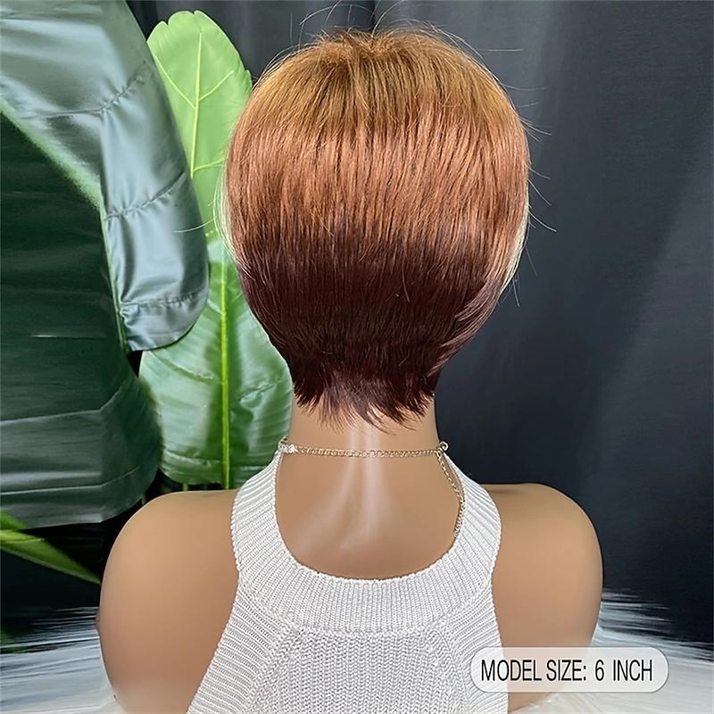 Stylish and Versatile Short Pixie Wig with Bangs - Perfect for Any Occasion4