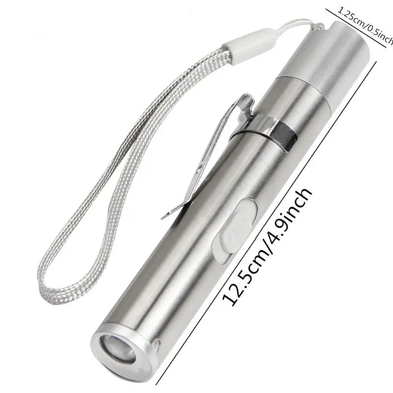 1PC 2 W Flashlights & Camping Lights Work Lights Multi-function Multiple use with Lighting Function Warm White Cold White 3.7 V 1 LED Beads3