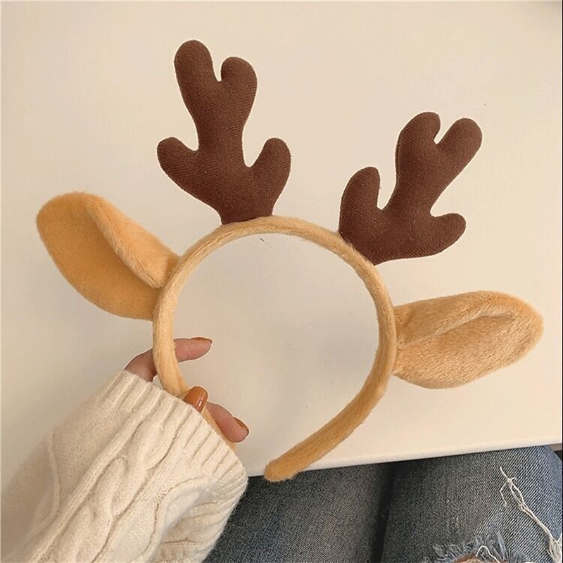 2 Pack Christmas antler reindeer headband2