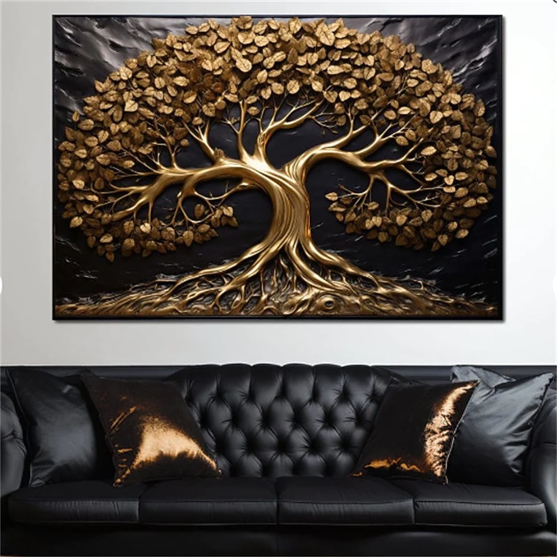 Botanical Wall Art Canvas Tree of Life Prints and Posters Pictures Decorative Fabric Painting For Living Room Pictures No Frame3