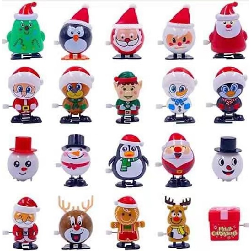 Novelty Fun Windup Walking Santa Claus Christmas Gift Toys
