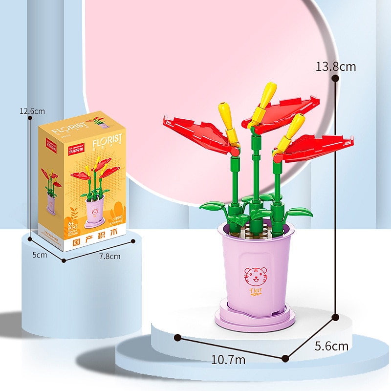 Festival Series Building Blocks Festival Tree Music Box Snowman Tabletop Decoration Holiday Gift Assembly4